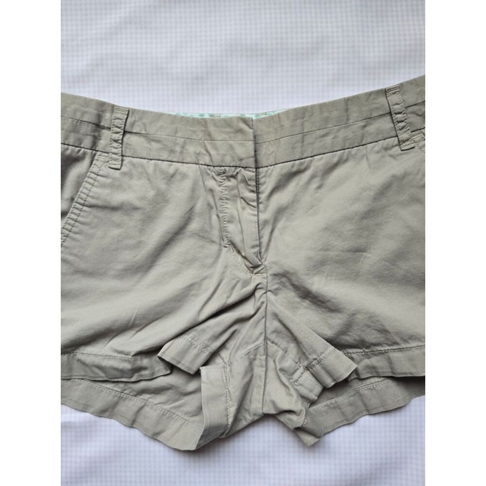 J.Crew Olive Green Chino Shorts. Size 4